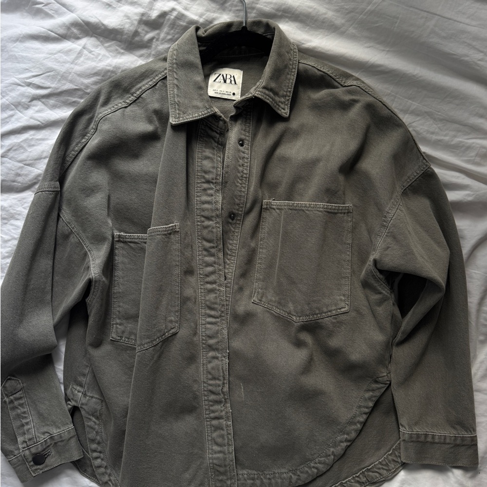 ZARA Denim Shirt - Grey